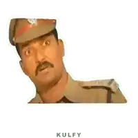 a man in a police uniform is making a funny face