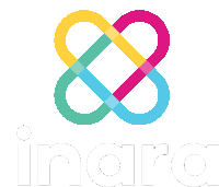 a colorful logo with the word inara underneath