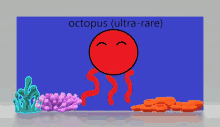 a drawing of an octopus with the word octopus on it