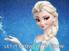 a picture of a cartoon character from the movie frozen holding a snowflake in her hand .