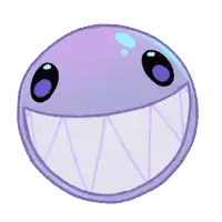 a cartoon drawing of a shark 's face with sharp teeth