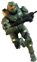 a man in a green armor with the number 117 on his chest