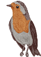 a pixel art of a bird with the word picm on the bottom right