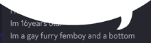 a speech bubble that says i 'm 16 years old