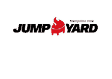 a logo for a trampoline park called jumpyard