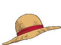 a straw hat with a red ribbon around the brim