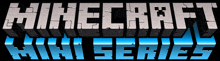 a logo for minecraft high series with a black background