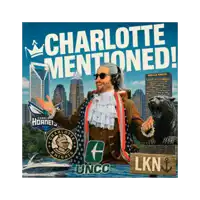 an advertisement for charlotte mentioned featuring a man