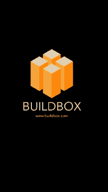 a black background with a buildbox logo