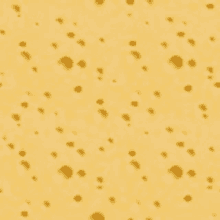 a close up of a piece of cheese with holes in it on a white background .