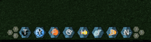 the letters t x f g h j b n and e are displayed on a green background