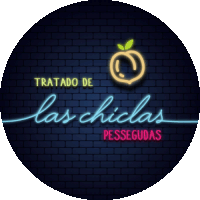 a neon sign that says tratado de las chiclas pe seguidas