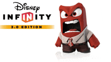 a disney infinity 3.0 edition advertisement with an angry character