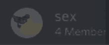 a blurred image of a doge with the words sex 4 members