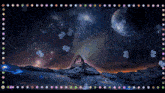 a greeting card with a picture of a couple of deities and the words s.h. hari vishnu