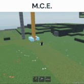 a screenshot of a video game with the letters m.c.e.