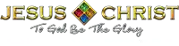 jesus christ to god be the glory logo