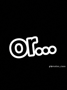 a white logo on a black background that says oloo