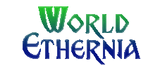 a logo for world ethernia is shown on a white background