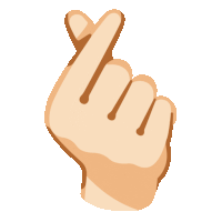 a hand making a heart sign with its fingers