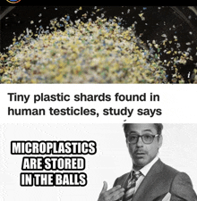 tiny plastic shards found in human testicles study says