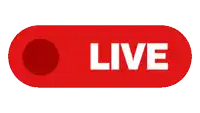 a red button with the word live written on it