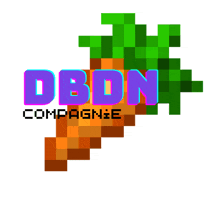 a pixelated carrot with the words obon compagnie below it