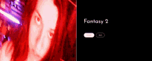 a picture of a woman with red hair and the words fantasy 2 on the bottom