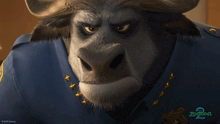 a close up of a cartoon character from zootopia