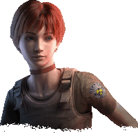 a woman with red hair has a badge on her shoulder that says stars