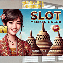 a credit card that says slot member gacor