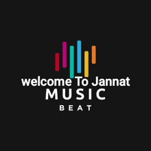 the logo for welcome to jannat music beat