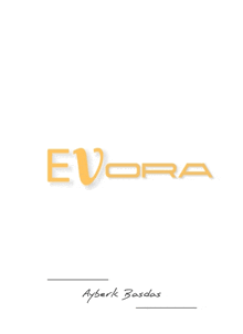 a logo for evora by ayberk basdas is on a white background