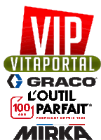 a logo for vip vitaportal graco l'outil 100 parfait and mirka