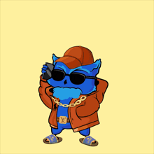 a cartoon of an owl with the words wealth isn t what you wear it 's what you hodl