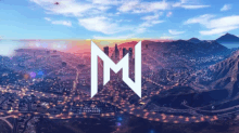 a city with the letter m in the middle of it