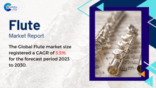 the flute market report shows that the global flute market size registered a cagr of 5% for the forecast period of 2023 to 2030