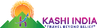 kashi india travel beyond belief logo with mountains and sun