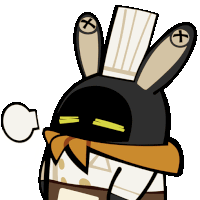 a cartoon character with a chef 's hat on