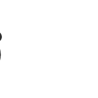 a cartoon drawing of a hamster with its mouth open and the letter u on its face