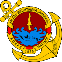 jalesu bhumyamca jayamahe korps mariner 1945 logo