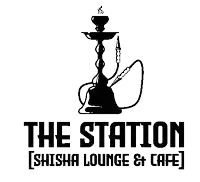 the logo for the station shisha lounge and cafe