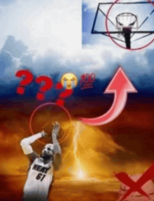 a basketball player with the number 67 on his jersey is shooting a ball