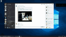 a computer screen shows a group of people chatting on a discord server