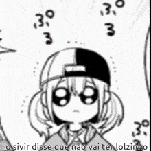 a black and white drawing of a girl with the words " o sivir disse que não vai ter lolzinho " on the bottom