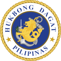 a seal that says hukbong dagat pilipinas with a lion on it