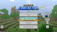 a screenshot of a minecraft education version