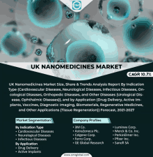 uk nanomedicines market size share & trends analysis report by indication