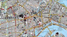 a map of the city of rotterdam with the word centrum in the middle