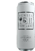 a can of bemmel with care applewein cola